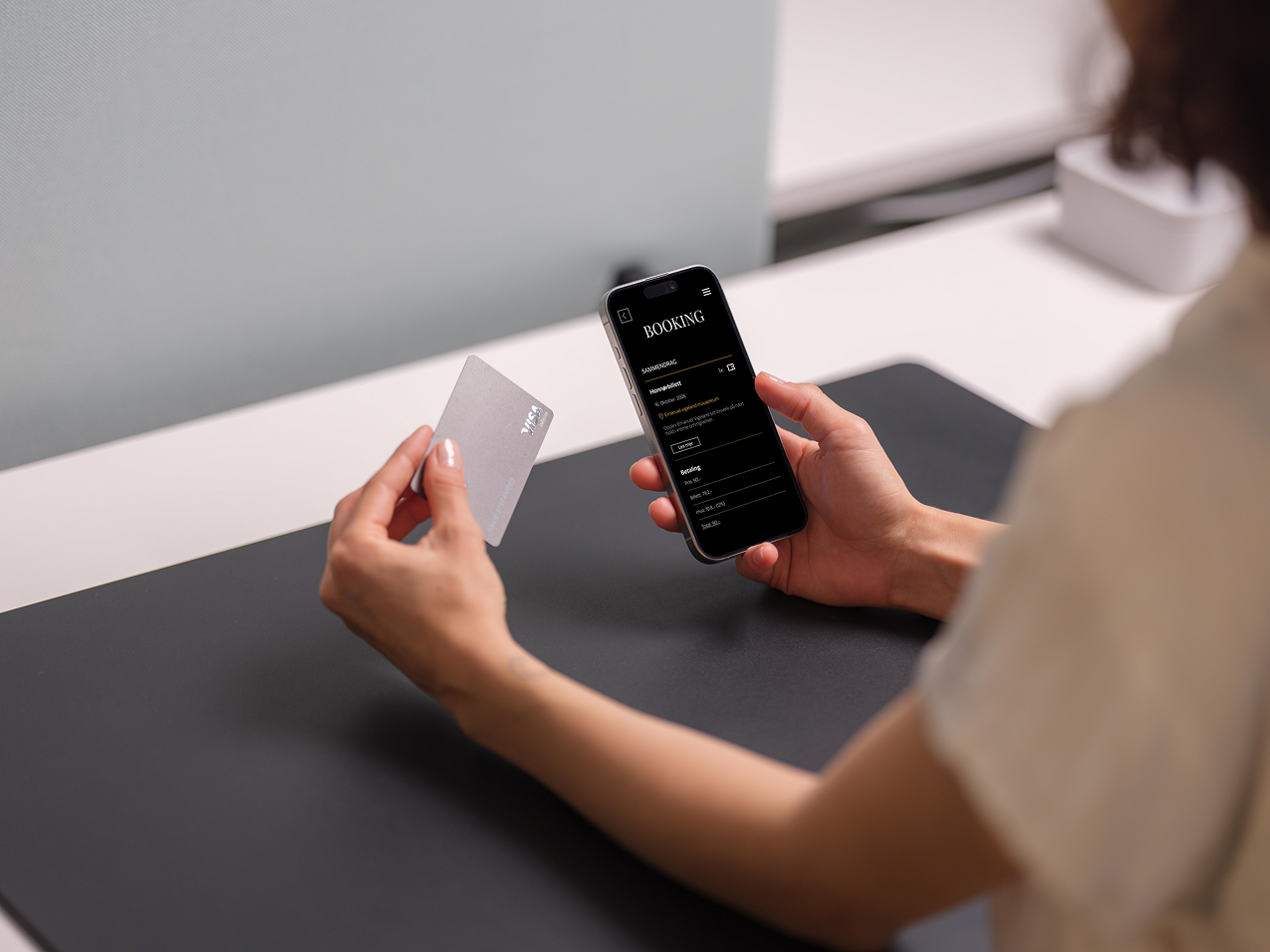 Emanuel Vigeland Museum redesign, iPhone mockup