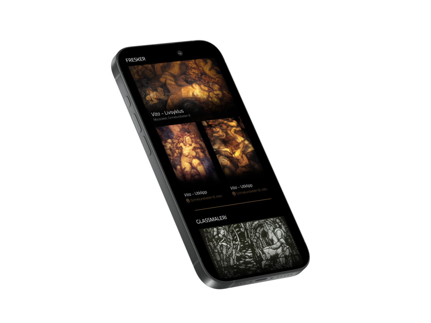 Emanuel Vigeland Museum redesign, iPhone 15